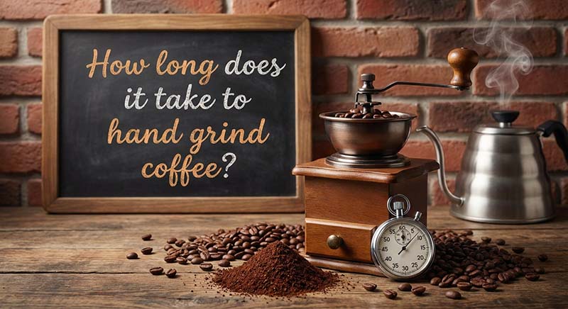 How long does it take to hand grind coffee?