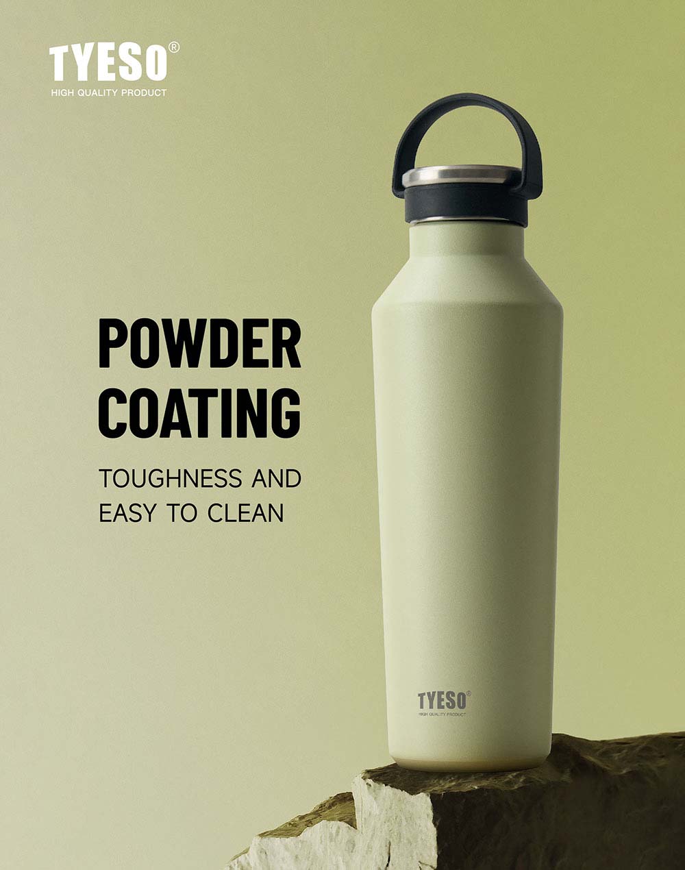17oz Insulated Stainless Steel Water Bottle with Straw & Wide Mouth Lid | 120-Hour Ice Retention | Leak-Proof & BPA-Free for Gym, Travel & Sports