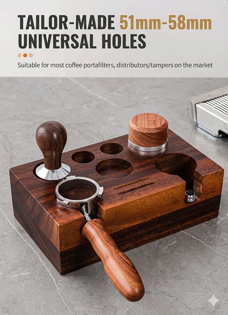 Coffee Tamper Holder for 51-58mm - Detail View 2