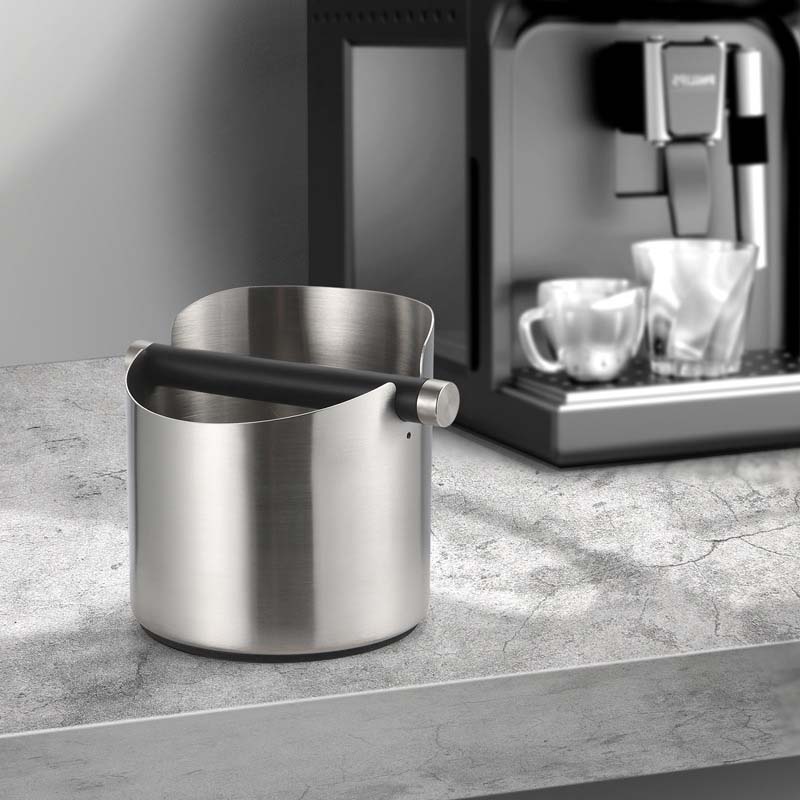 Stainless Steel Coffee Knock Box - Detail View 1