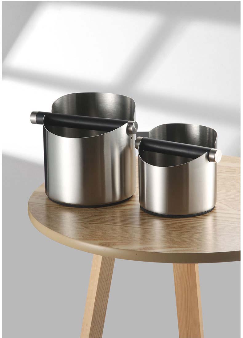 Stainless Steel Coffee Knock Box - Detail View 2