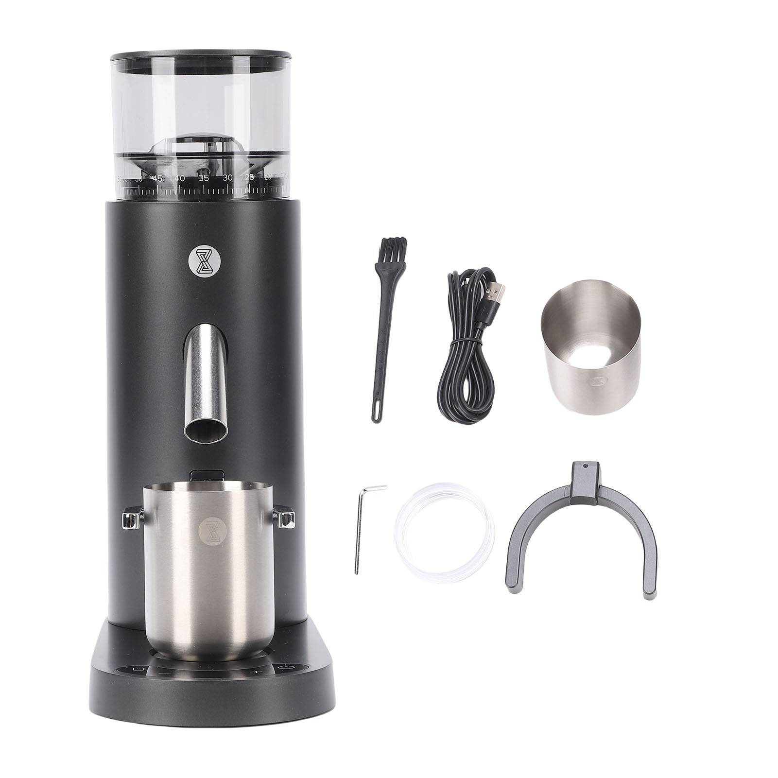Compact Electric Burr Coffee Grinder - Manual Coffee Grinder