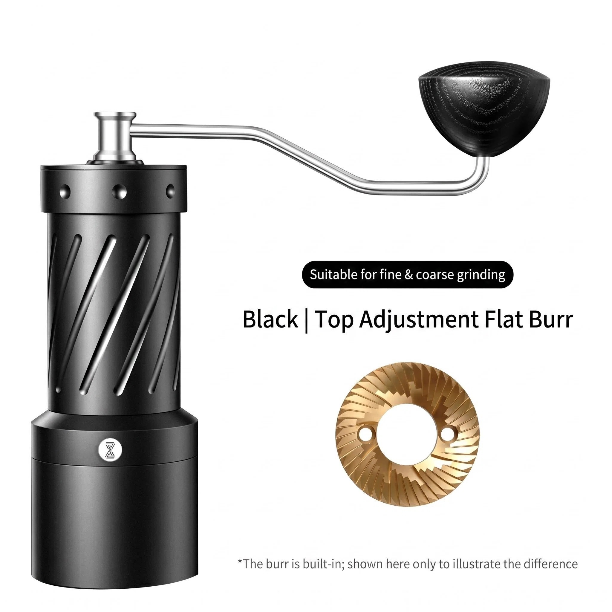GP49 49mm Titanium Burr Manual Coffee Grinder - Manual Coffee Grinder